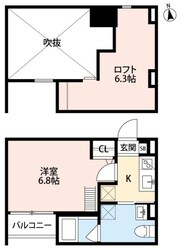 平野駅 徒歩5分 1階の物件間取画像